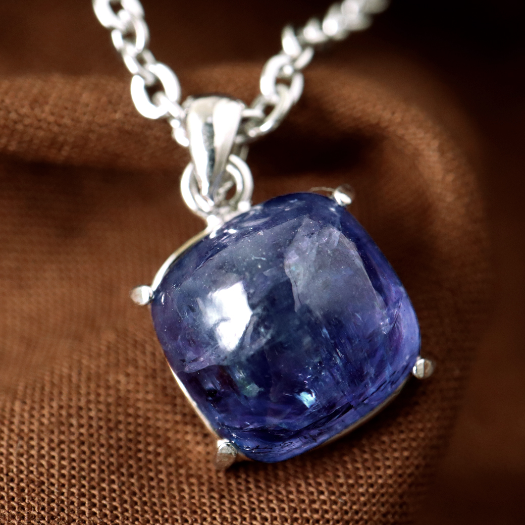 タンザナイト ネックレス レディース Silver925 天然石 パワーストーン 12月 誕生石
