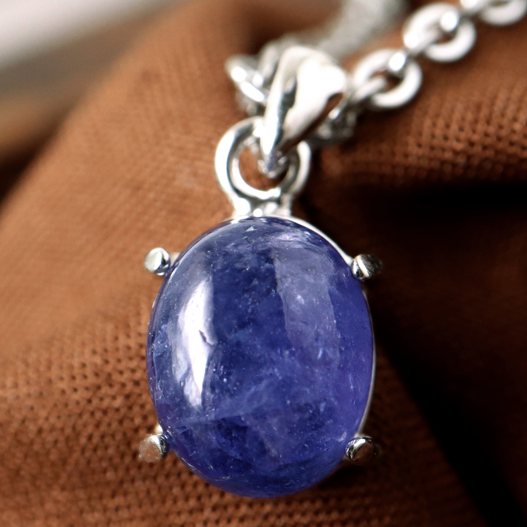 タンザナイト ネックレス レディース Silver925 天然石 パワーストーン 12月 誕生石