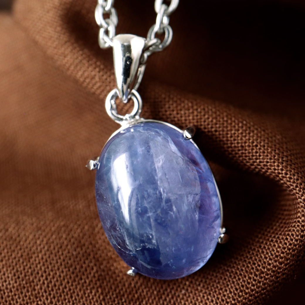 タンザナイト ネックレス レディース Silver925 天然石 パワーストーン 12月 誕生石