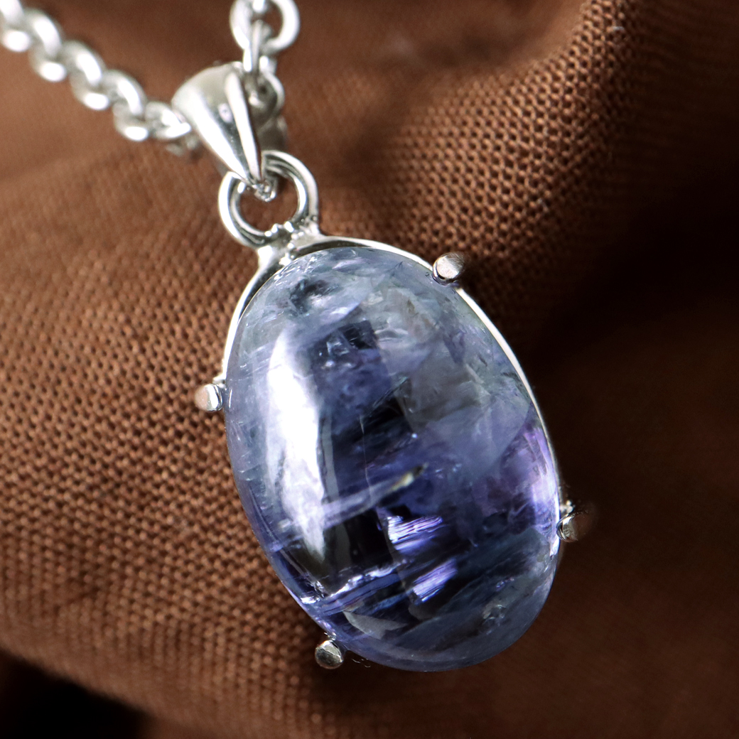 タンザナイト ネックレス レディース Silver925 天然石 パワーストーン 12月 誕生石