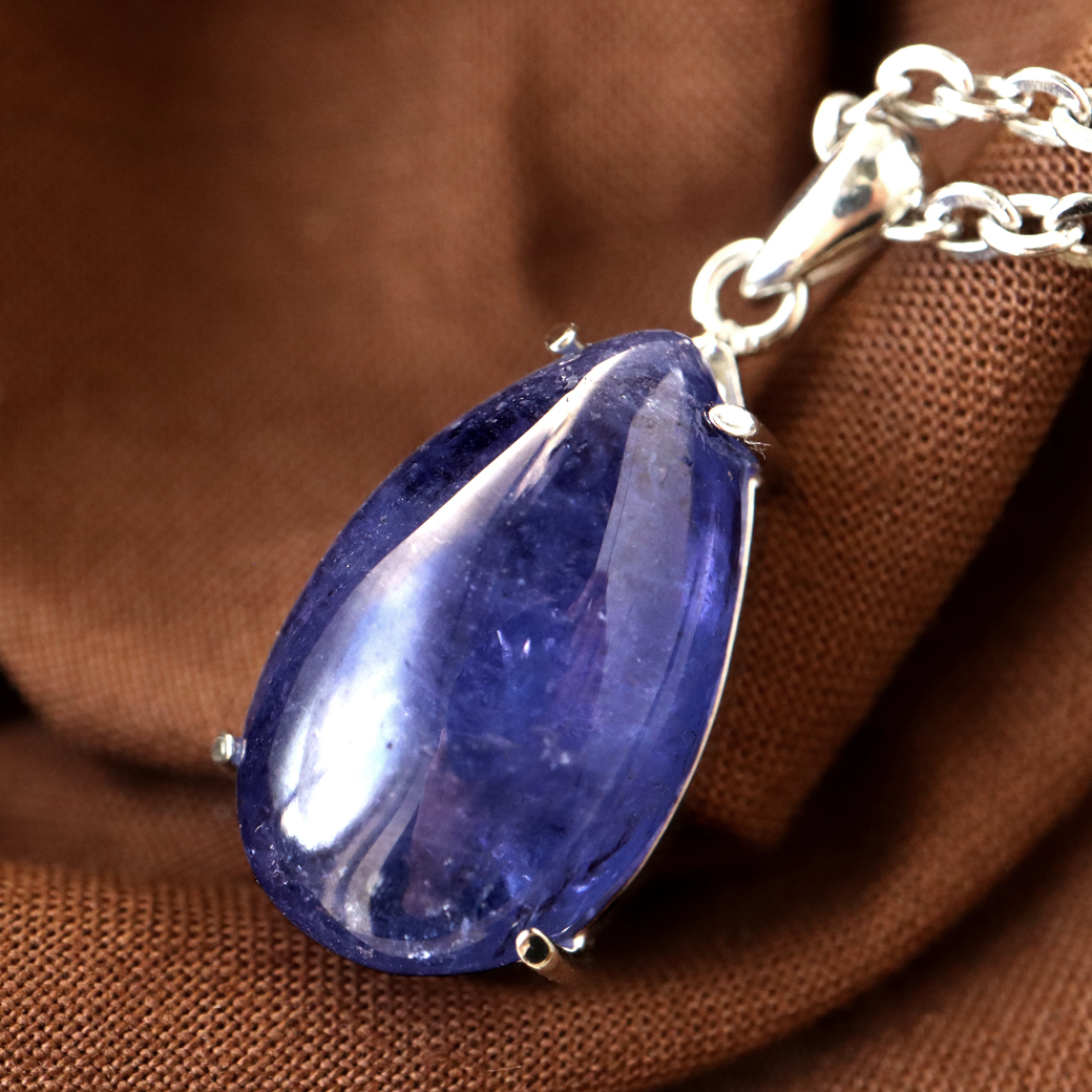 タンザナイト ネックレス AAA レディース Silver925 天然石 パワーストーン 12月 誕生石