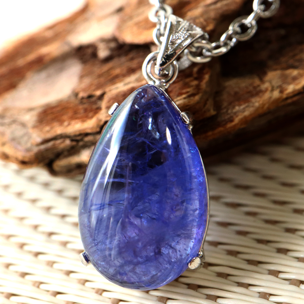 タンザナイト ネックレス レディース Silver925 天然石 パワーストーン 12月 誕生石