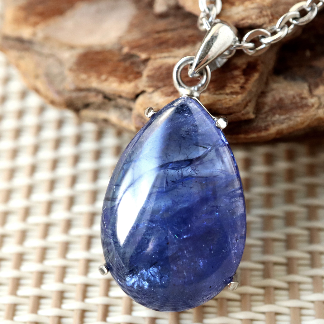 タンザナイト ネックレス AAA レディース Silver925 天然石 パワーストーン 12月 誕生石