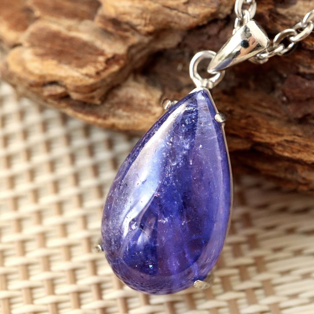 タンザナイト ネックレス AAA レディース Silver925 天然石 パワーストーン 12月 誕生石