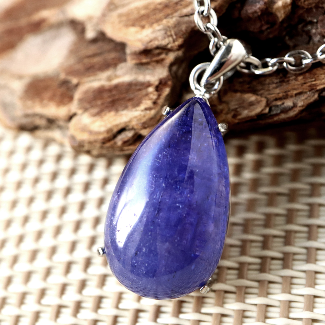 タンザナイト ネックレス AAA レディース Silver925 天然石 パワーストーン 12月 誕生石