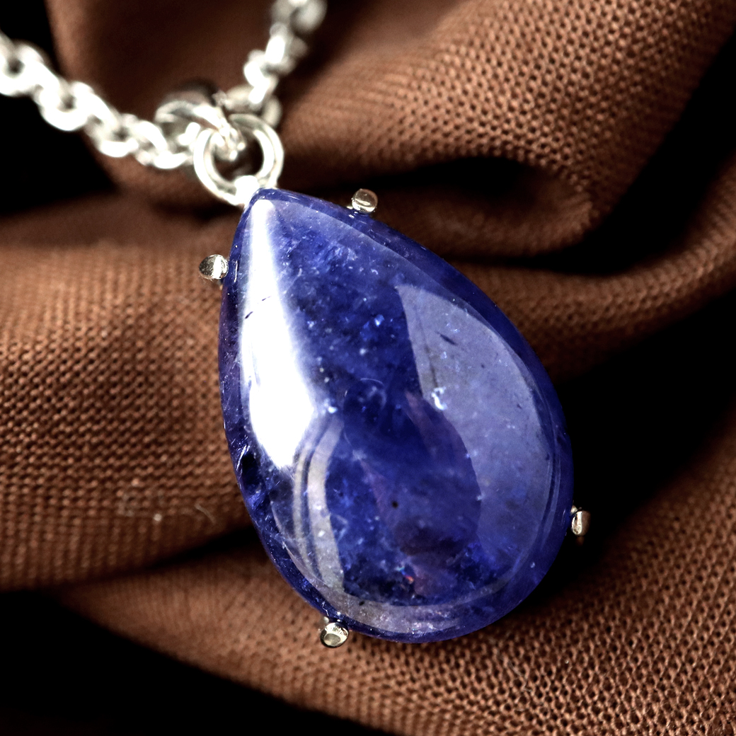 タンザナイト ネックレス AAA レディース Silver925 天然石 パワーストーン 12月 誕生石