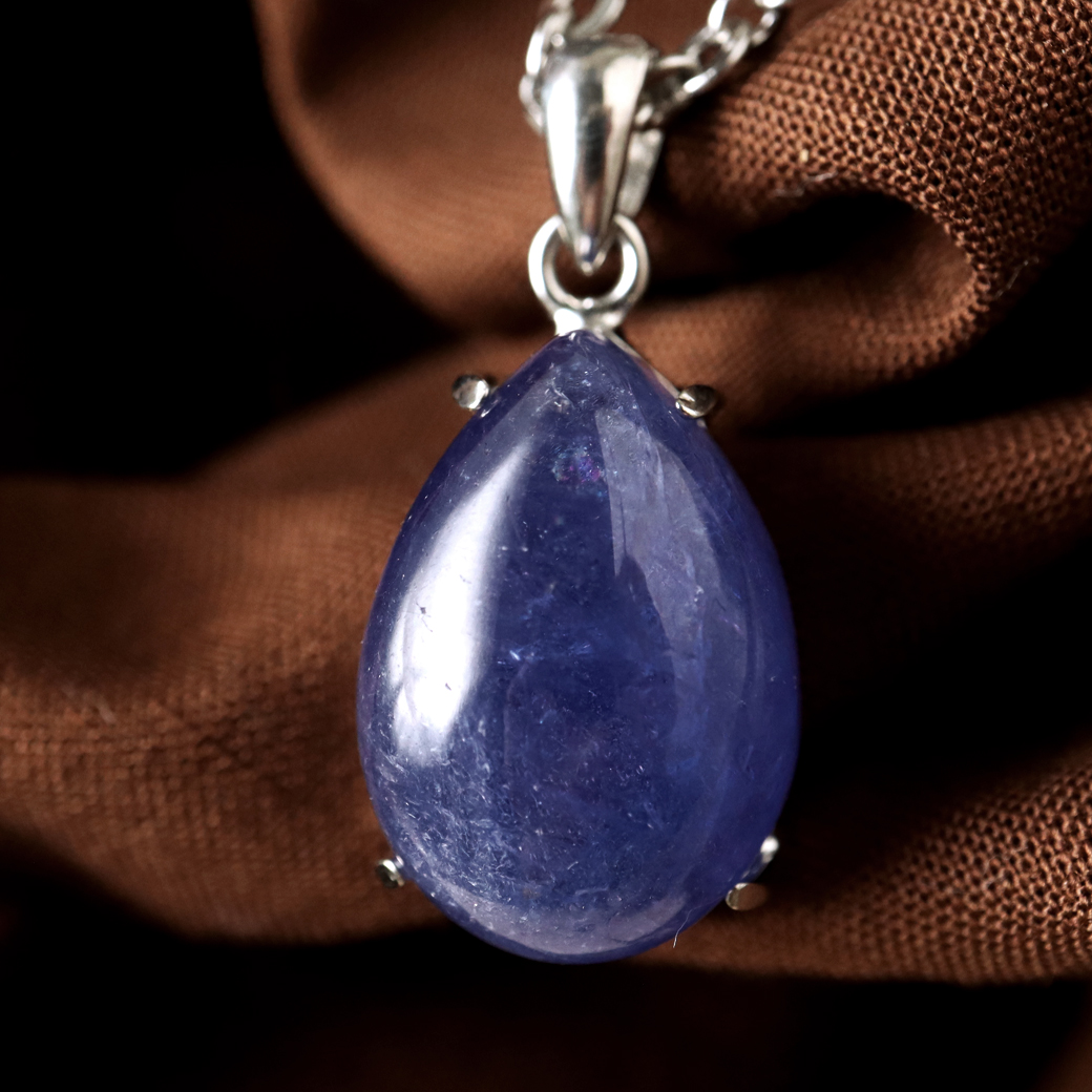 タンザナイト ネックレス AAA レディース Silver925 天然石 パワーストーン 12月 誕生石