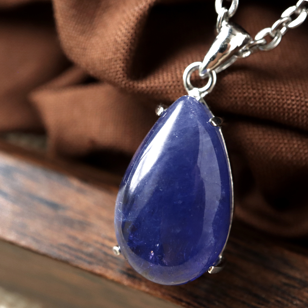 タンザナイト ネックレス AAA レディース Silver925 天然石 パワーストーン 12月 誕生石