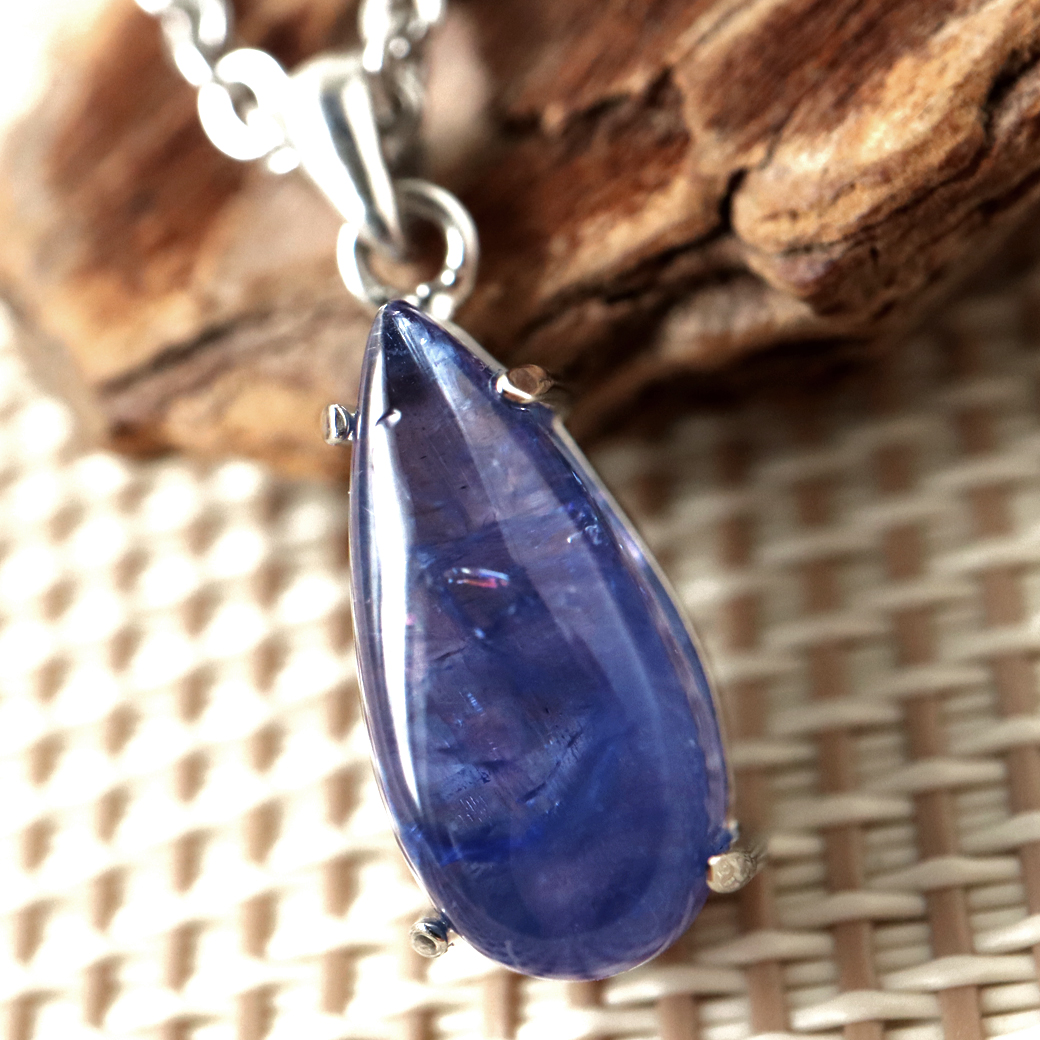 タンザナイト ネックレス AAA レディース Silver925 天然石 パワーストーン 12月 誕生石