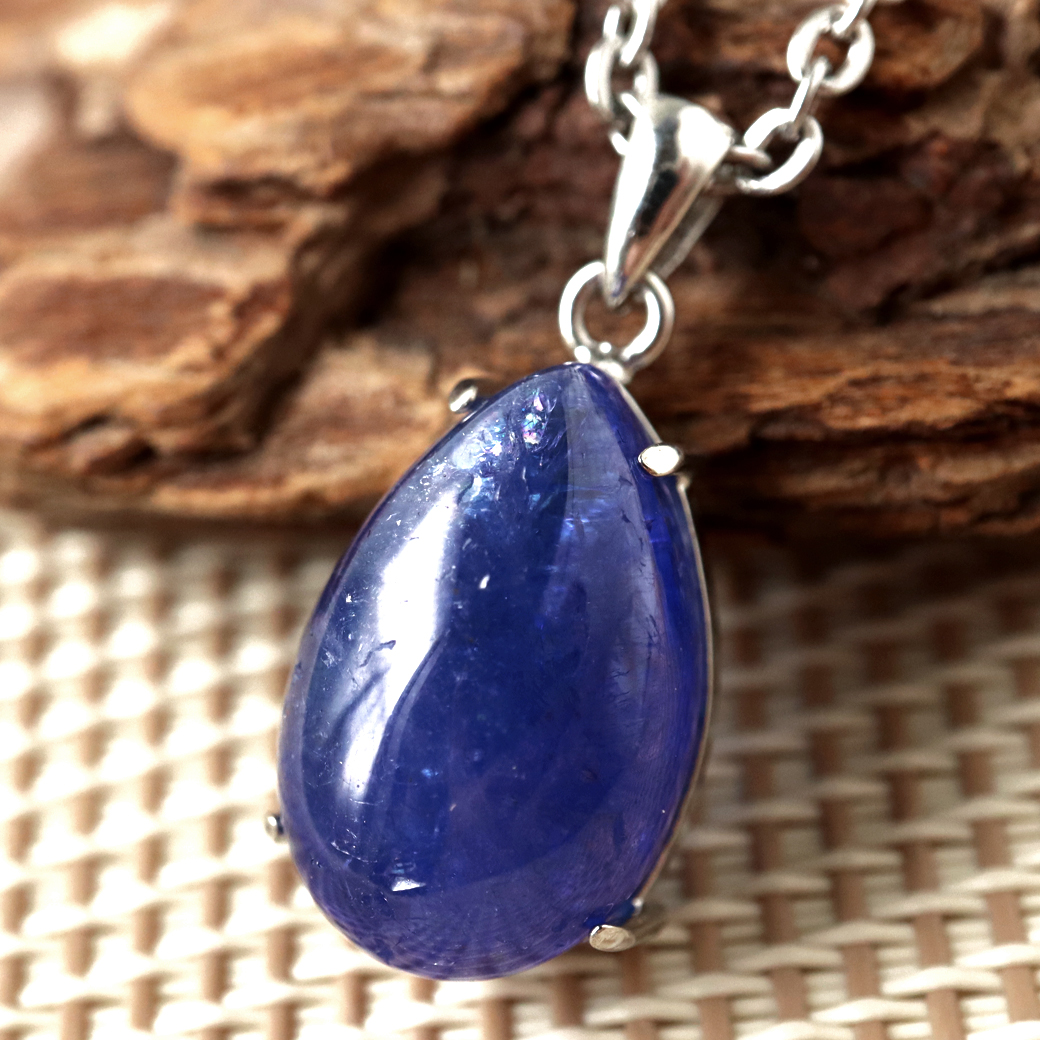 タンザナイト ネックレス AAA レディース Silver925 天然石 パワーストーン 12月 誕生石