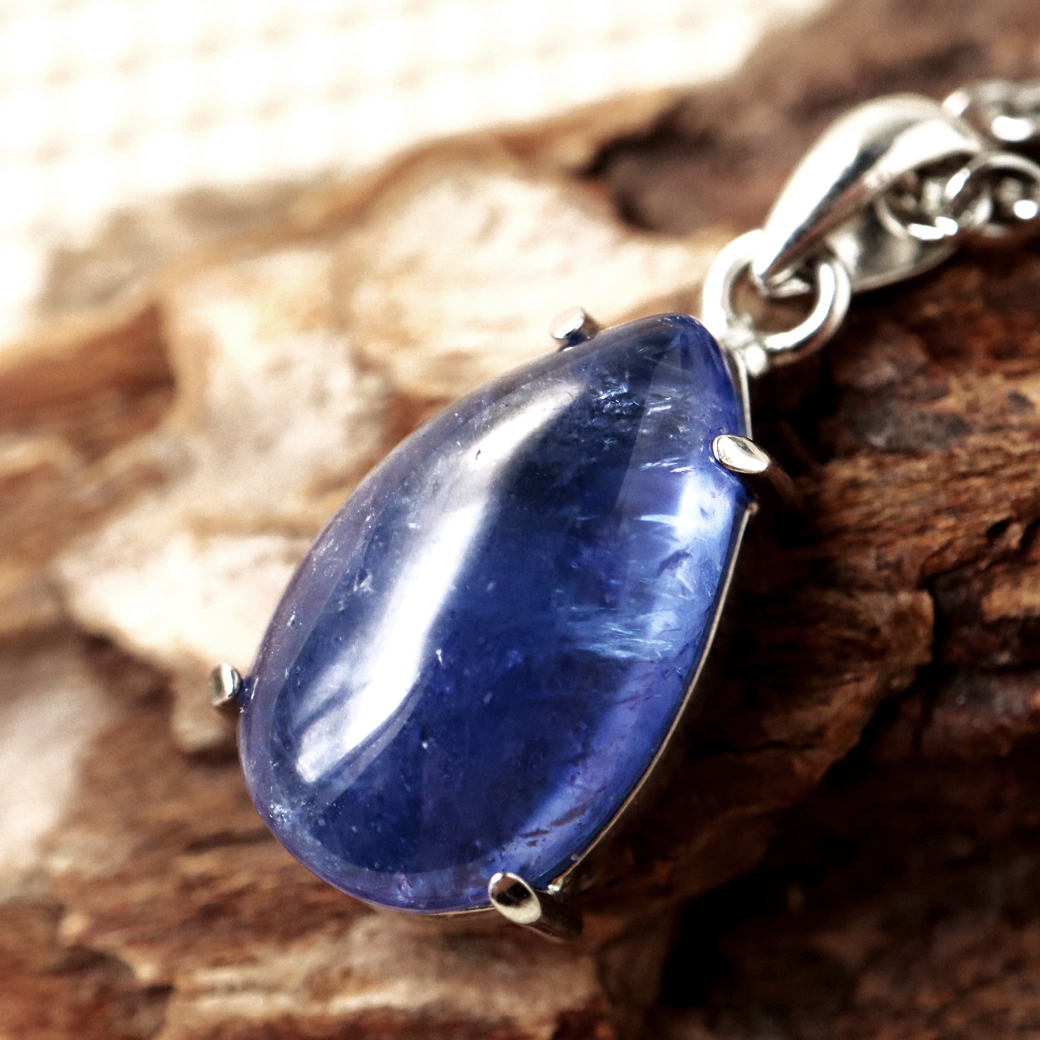 タンザナイト ネックレス AAA レディース Silver925 天然石 パワーストーン 12月 誕生石