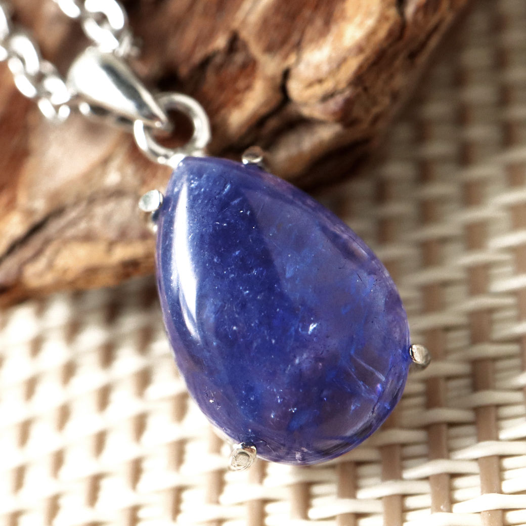 タンザナイト ネックレス AAA レディース Silver925 天然石 パワーストーン 12月 誕生石