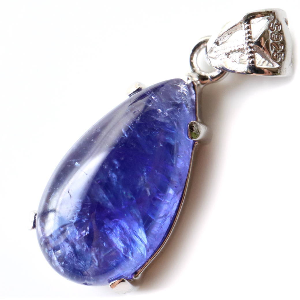 タンザナイト ネックレス レディース Silver925 天然石 パワーストーン 12月 誕生石