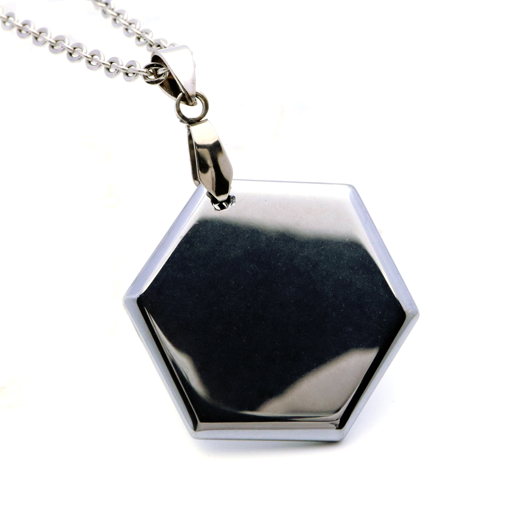 テラヘルツ鉱石 六角形 ペンダント ネックレス アクセサリー