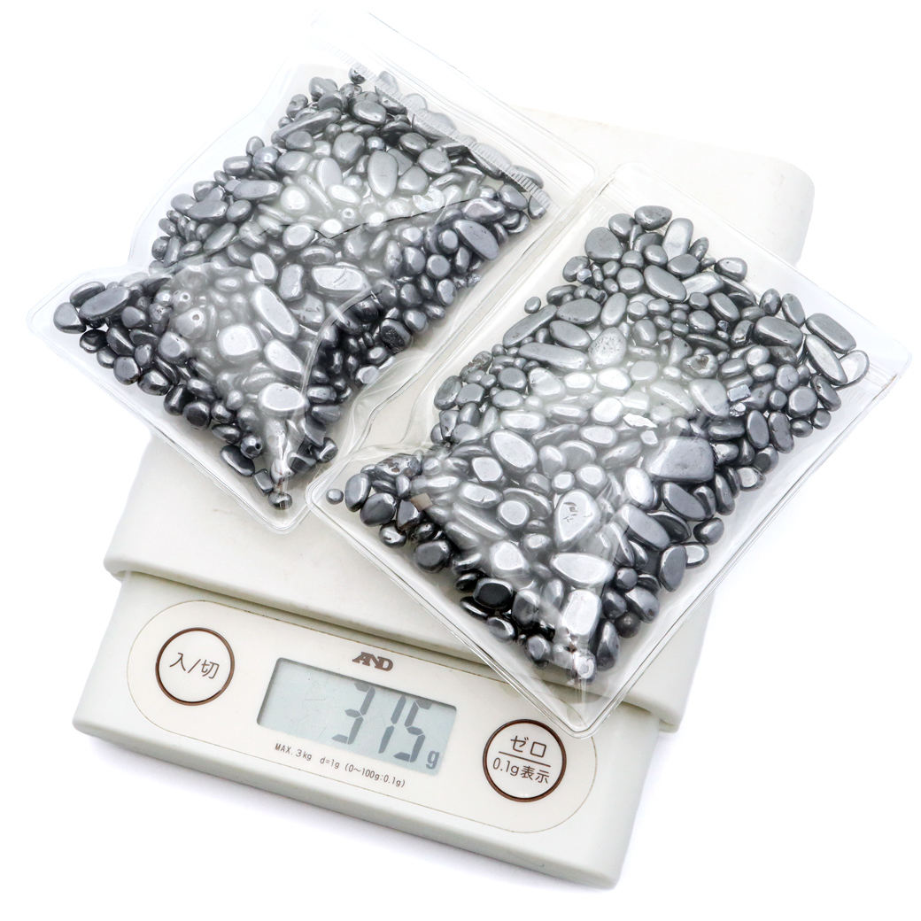 テラヘルツ鉱石 本物 さざれ石 サイズ小 300g 高純度 ポリッシュ研磨 パワーストーン