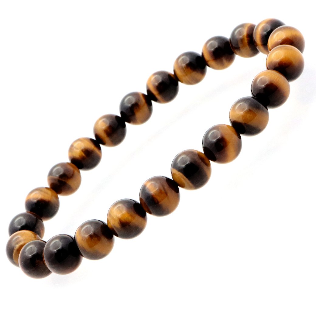 タイガーアイ ブレスレット メンズ 8mm 天然石 パワーストーン 最高品質 AAA 送料無料 父の日 プレゼント ギフト 贈り物