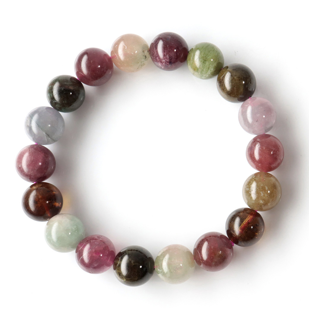 トルマリン ブレスレット 電気石 パワーストーン 1点物