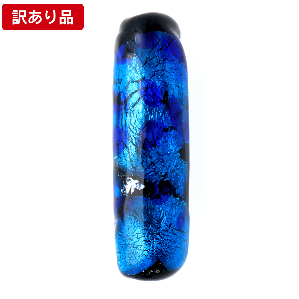 訳あり 在庫処分 ホタルガラス 円柱型 約27 x 8mm 粒売り 1粒 とんぼ玉 沖縄 お土産 ハンドメイド ビーズ