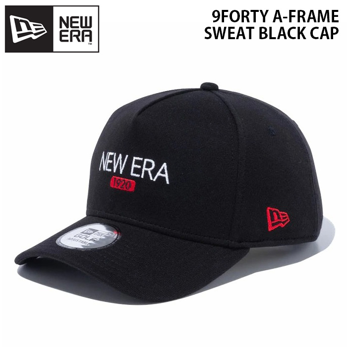 ニューエラ NEW ERA 13327891 9FORTY A-Frame Sweat スウェット NEW ERA 1920 ブラック キャップ 帽子 CAP メッシュ