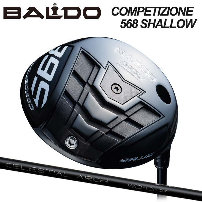 (カスタムクラブ)BALDO COMPETIZIONE 568 DRIVER SHALLOW MODEL ARCH WD-01 【グリップ・シャフト・組立料込】