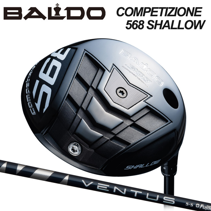 (カスタムクラブ)BALDO COMPETIZIONE 568 DRIVER SHALLOW MODEL VENTUS BLUE 【グリップ・シャフト・組立料込】