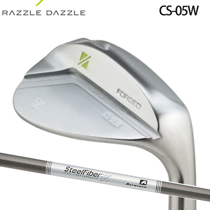 (カスタムクラブ)RAZZLE DAZZLE CS 05W WEDGE TRUE TEMPER STEEL FIBER Iシリーズ【グリップ・シャフト・組立料込】