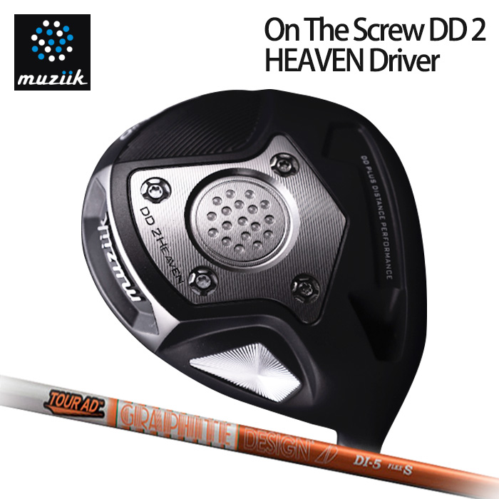 (カスタムクラブ)Muziik On The Screw DD 2 HEAVEN ドライバー TOUR AD DI【グリップ・シャフト・組立料込】