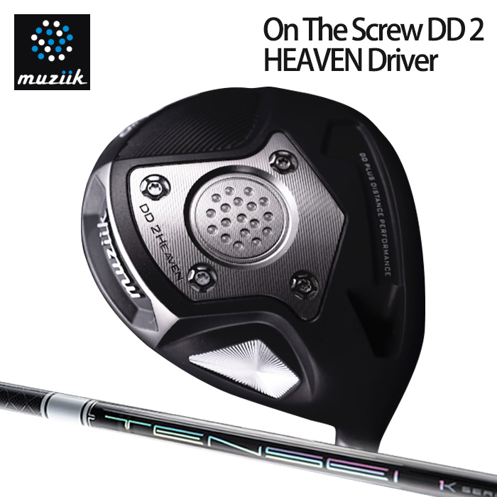 (カスタムクラブ)Muziik On The Screw DD 2 HEAVEN ドライバー TENSEI PRO WHITE 1K【グリップ・シャフト・組立料込】