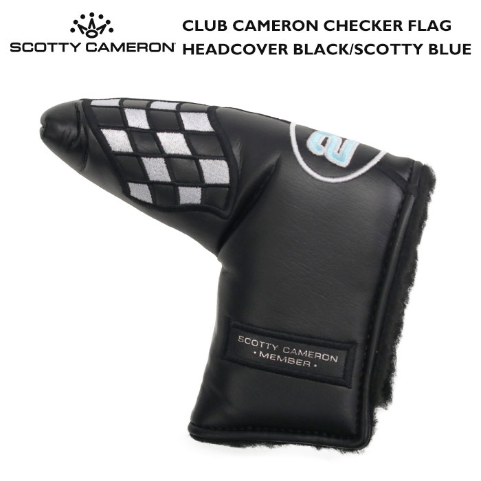 【正規品】スコッティキャメロン SCOTTY CAMERON CLUB CAMERON CHECKER FLAG HEADCOVER チェッカーフラッグ パターカバー