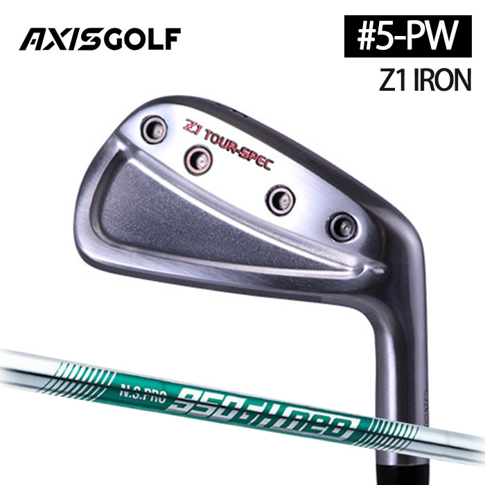 (カスタムクラブ)AXISGOLF Z1 IRON アイアン  6本セット(#5-Pw) N.S.PRO 950neo【グリップ・シャフト・組立料込】