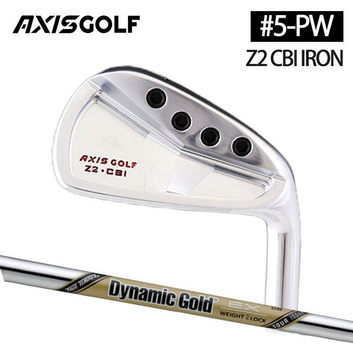 (カスタムクラブ)AXISGOLF Z2 CBI IRON アイアン  6本セット(#5-Pw) Dynamic Gold TOUR ISSUE EX【グリップ・シャフト・組立料込】