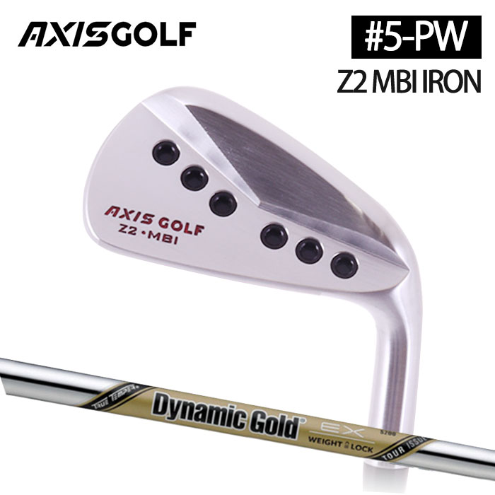 (カスタムクラブ)AXISGOLF Z2 MBI IRON アイアン  6本セット(#5-Pw) Dynamic Gold TOUR ISSUE EX【グリップ・シャフト・組立料込】