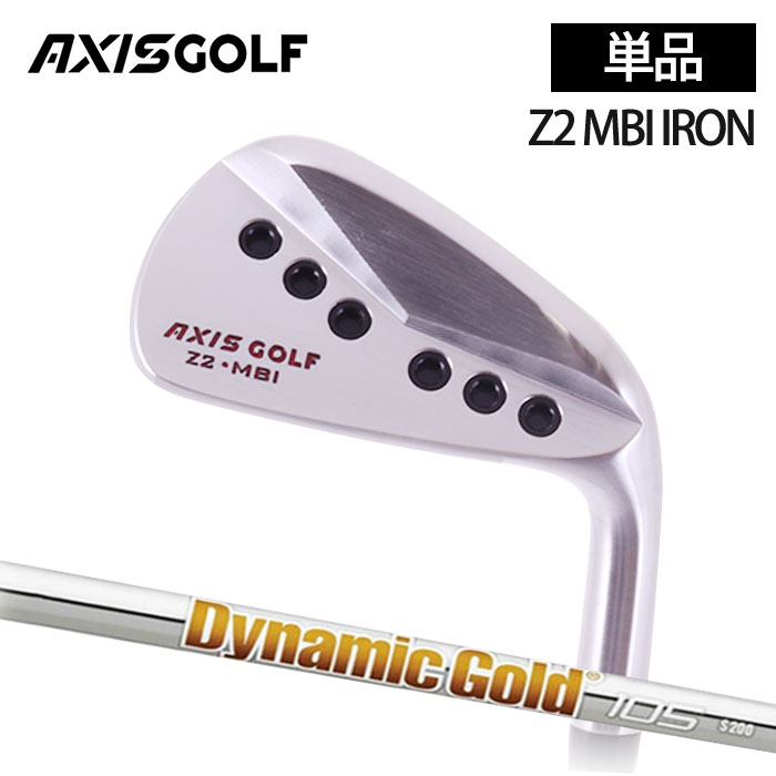 (カスタムクラブ)AXISGOLF Z2 MBI IRON アイアン  単品 Dynamic Gold (105/120)【グリップ・シャフト・組立料込】
