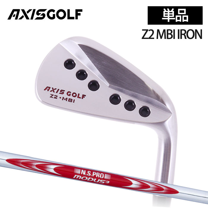 (カスタムクラブ)AXISGOLF Z2 MBI IRON アイアン  単品 N.S.PRO MODUS3【グリップ・シャフト・組立料込】