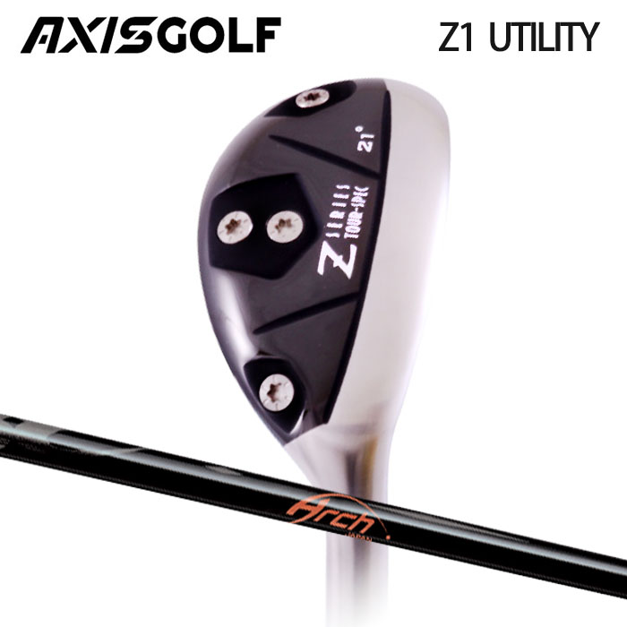 (カスタムクラブ)AXISGOLF Z1 UTILITY ARCH UTR 【グリップ・シャフト・組立料込】