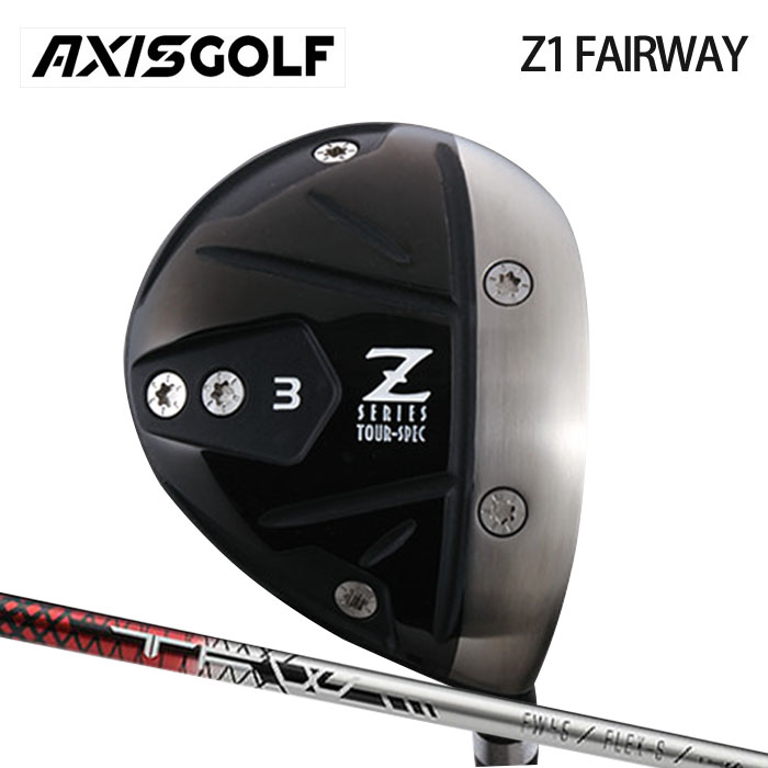 (カスタムクラブ)AXIS Z1 フェアウェイウッド FAIRWAY WOOD Basileus TFW 【グリップ・シャフト・組立料込】