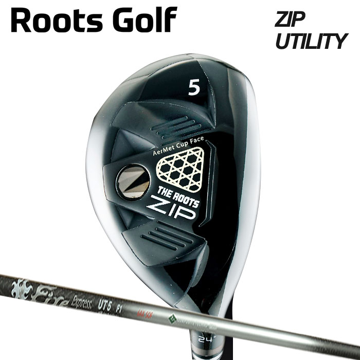 (カスタムクラブ)ROOTS ZIP UTILITY FireExpress HR UT 【グリップ・シャフト・組立料込】