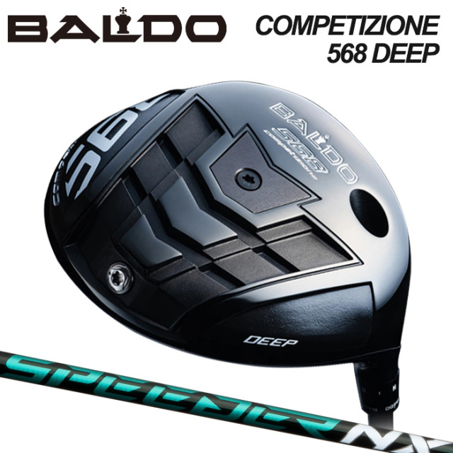 (カスタムクラブ)BALDO COMPETIZIONE 568 DRIVER DEEP MODEL SPEEDER NX GREEN 【グリップ・シャフト・組立料込】