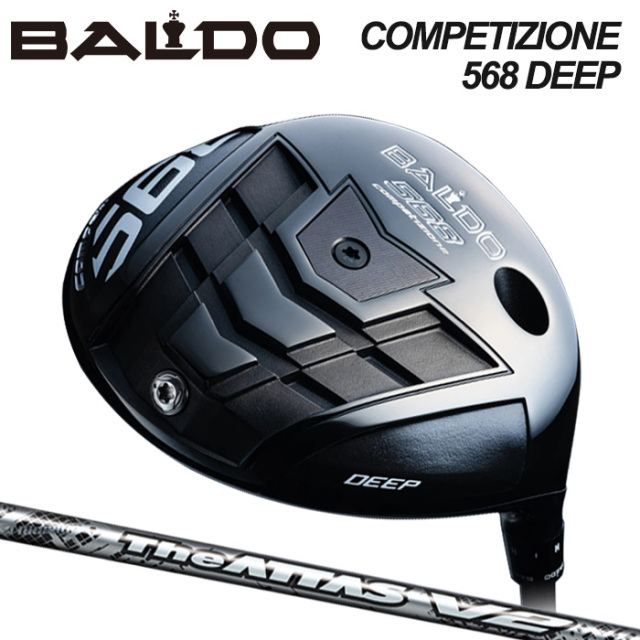 (カスタムクラブ)BALDO COMPETIZIONE 568 DRIVER DEEP MODEL THE ATTAS V2 【グリップ・シャフト・組立料込】