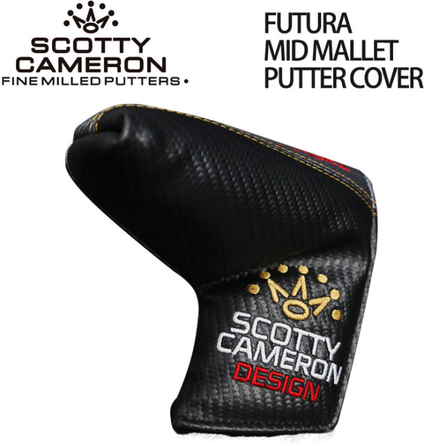 【正規品】スコッティキャメロン SCOTTY CAMERON FUTURA MID MALLET Putter Cover Silver ミッドマレット型 パターカバー
