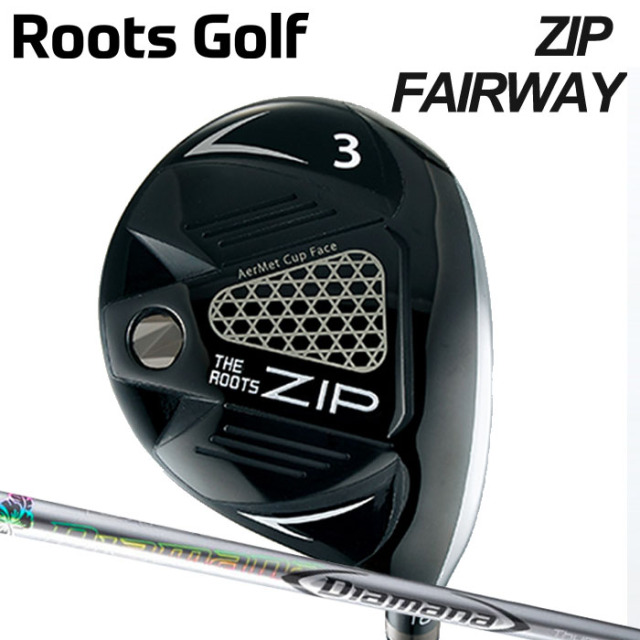 (カスタムクラブ)ROOTS GOLF ZIP フェアウェイウッド FAIRWAY WOOD Diamana Thump FW 【グリップ・シャフト・組立料込】