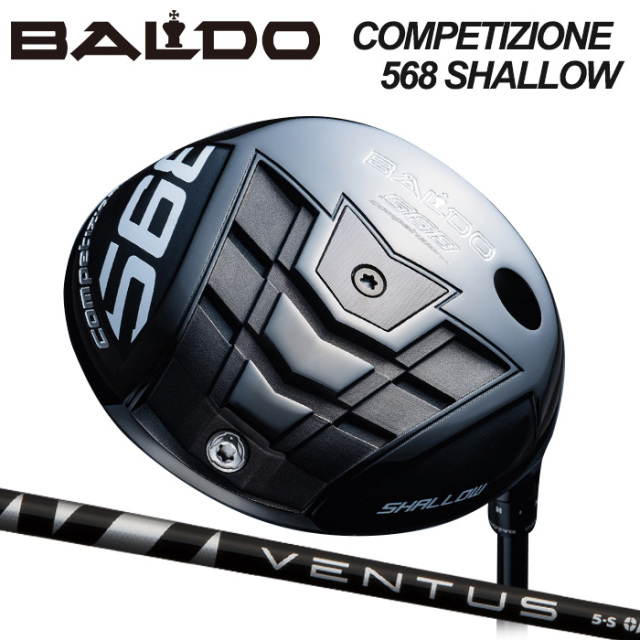 (カスタムクラブ)BALDO COMPETIZIONE 568 DRIVER SHALLOW MODEL VENTUS BLACK 【グリップ・シャフト・組立料込】