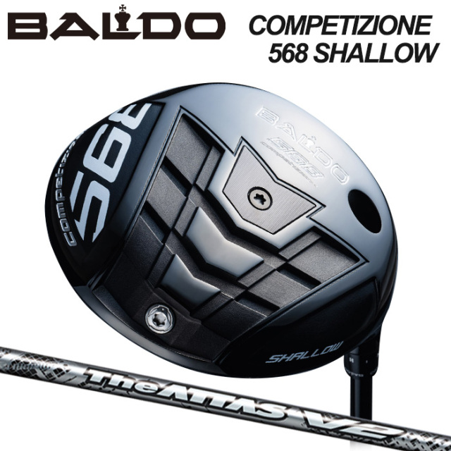 (カスタムクラブ)BALDO COMPETIZIONE 568 DRIVER SHALLOW MODEL THE ATTAS V2 【グリップ・シャフト・組立料込】