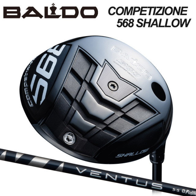 (カスタムクラブ)BALDO COMPETIZIONE 568 DRIVER SHALLOW MODEL VENTUS BLUE 【グリップ・シャフト・組立料込】