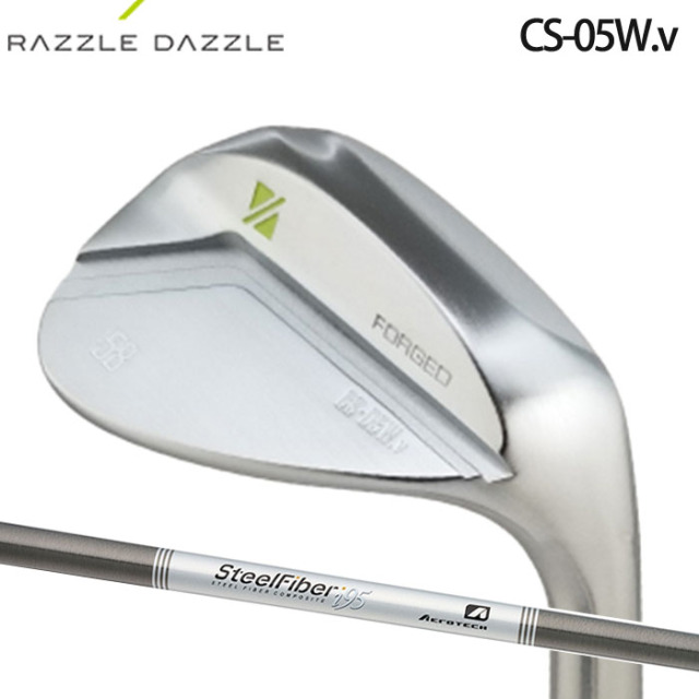 (カスタムクラブ)RAZZLE DAZZLE CS 05W.v WEDGE TRUE TEMPER STEEL FIBER Iシリーズ【グリップ・シャフト・組立料込】