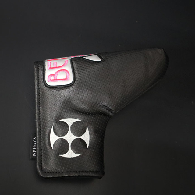 BENOCK パター 美品ヘッドカバー付ホワイト/レッド BENOCK パター 美品ヘッドカバー付ホワイト/レッド BENOCK／べノック