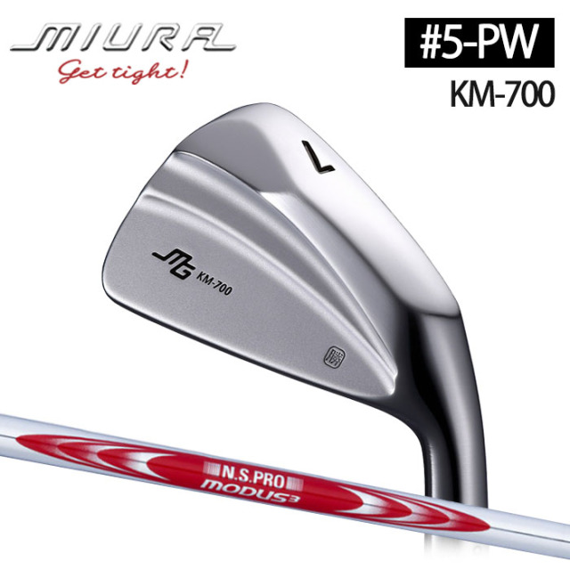 カスタムクラブ)三浦技研 KM-700 アイアン 6本セット(#5-Pw) N.S.PRO 