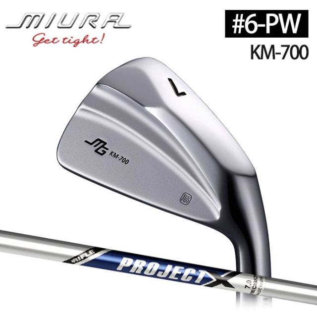三浦技研アイアンセット☆KM700 KBS tour-v 120 ぶ厚く Sフレックス