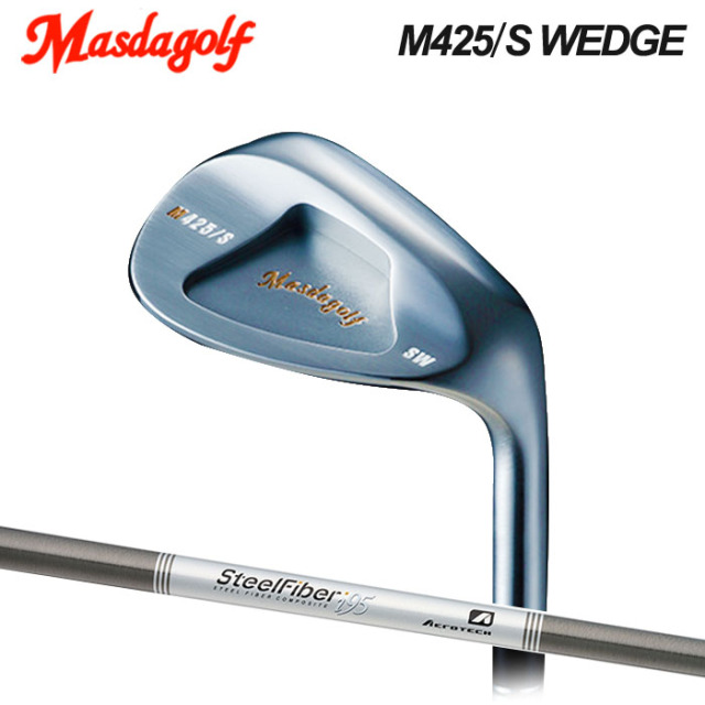 (カスタムクラブ)Masda M425/S(ストレート) WEDGE  TRUE TEMPER STEEL FIBER Iシリーズ【グリップ・シャフト・組立料込】