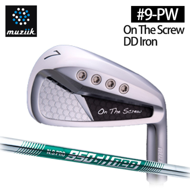 (カスタムクラブ)Muziik On The Screw DD Iron アイアン 4本セット(#9-Pw) N.S.PRO 950GH NEO【グリップ・シャフト・組立料込】